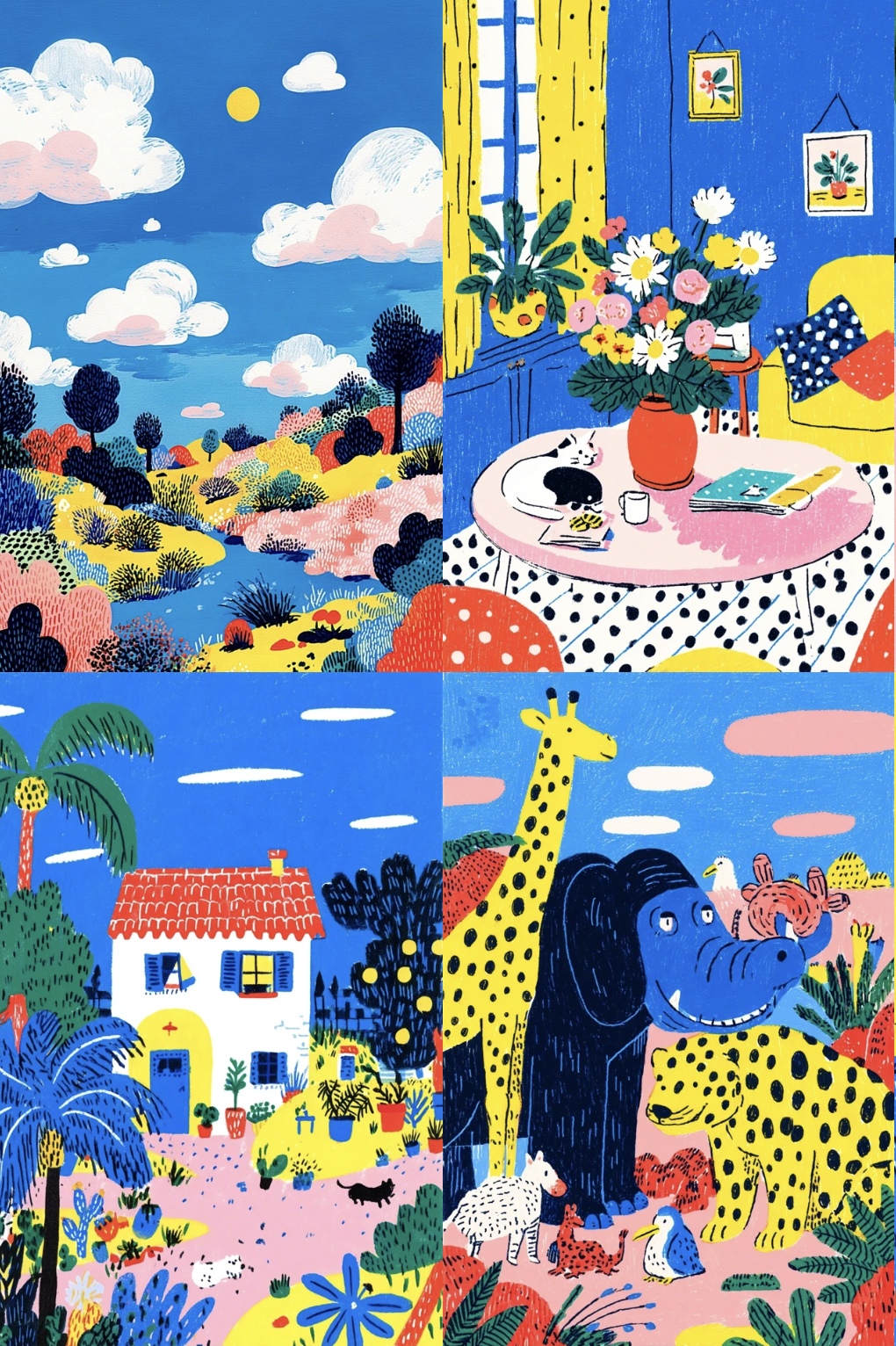Seedance 2.0 video: Playful Colorful Illustration