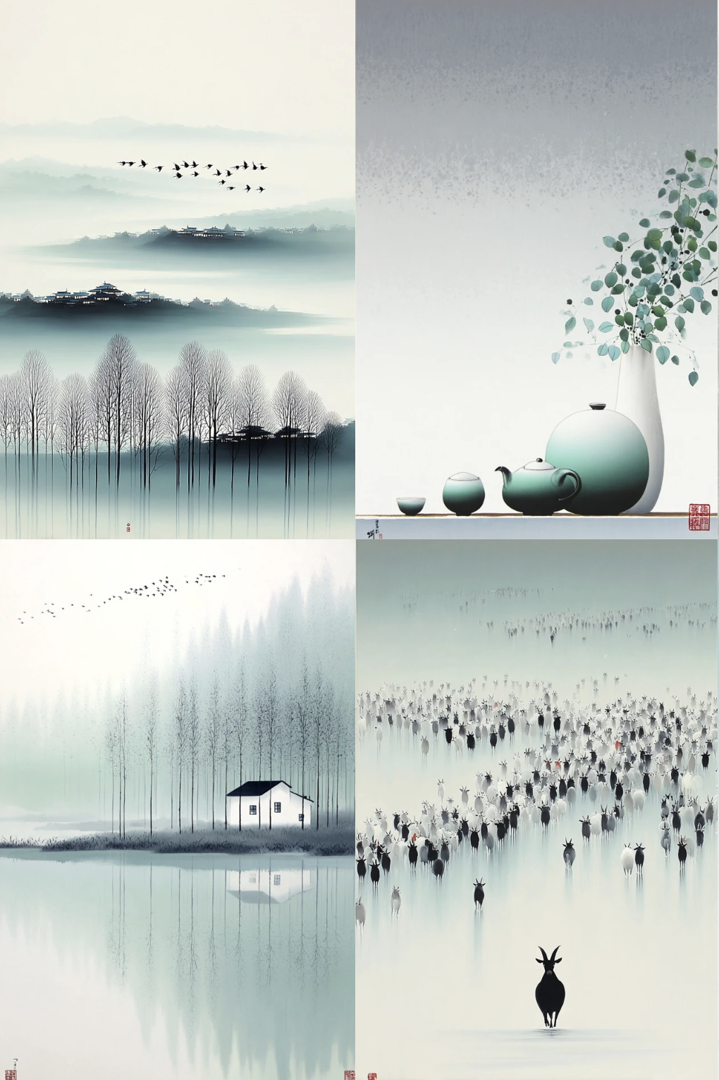 Seedance 2.0 video: Zen Minimal Ink Aesthetic