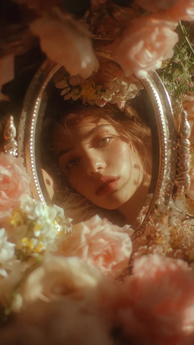 Seedance 2.0 video: Dreamy mirror self-portrait