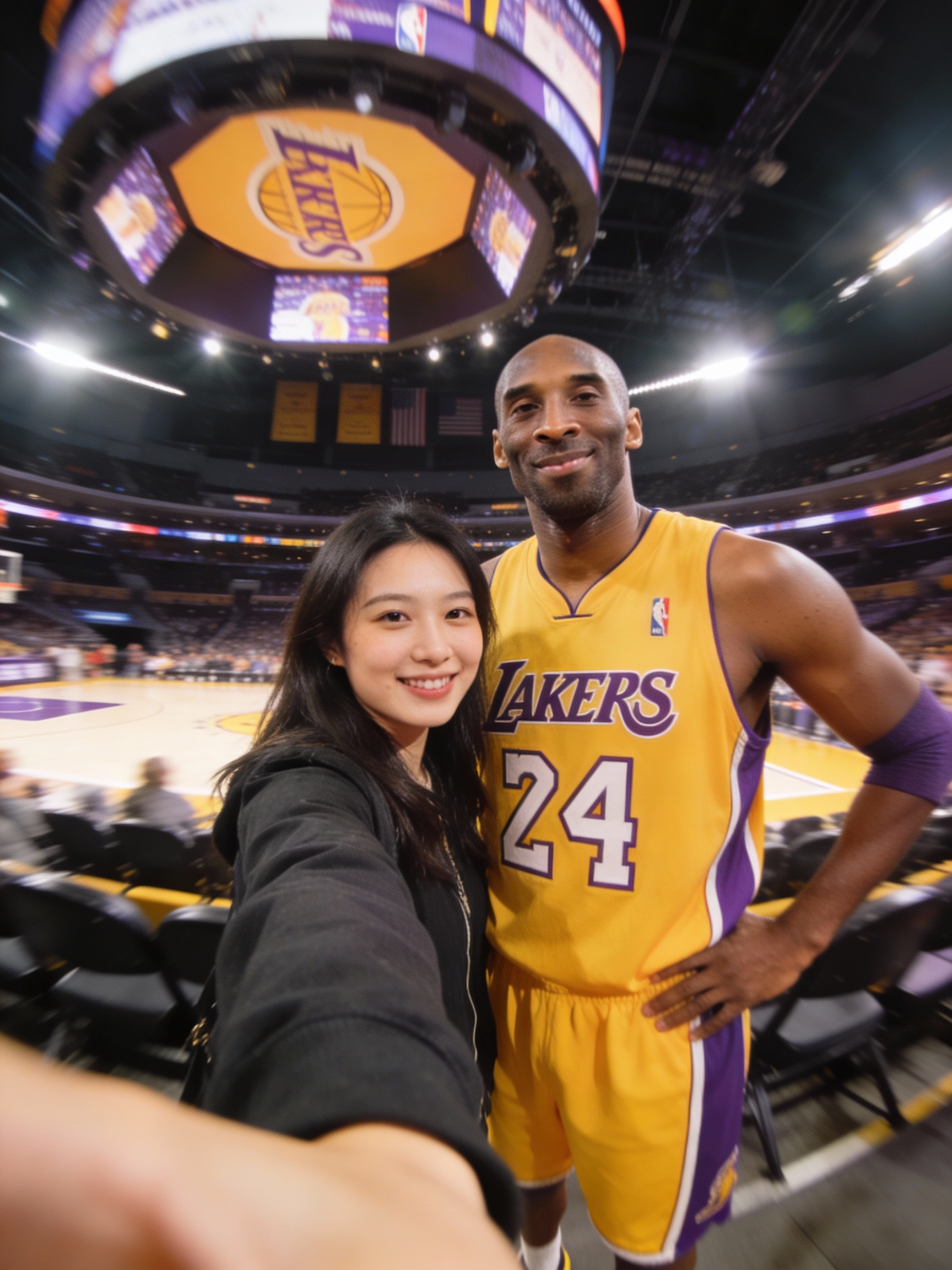 Seedance 2.0 video: An Ordinary Selfie with Kobe Bryant