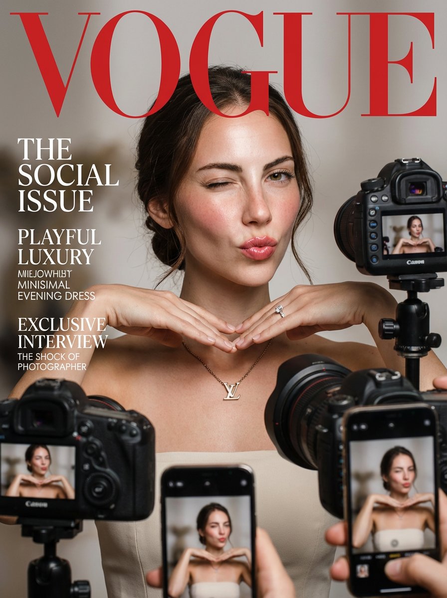 Seedance 2.0 video: Vogue-Style Paparazzi Fashion Cover