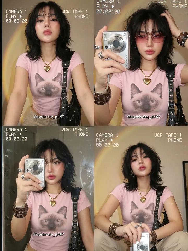 Seedance 2.0 video: Vintage Sony Digicam Mirror Selfie with VHS Retro Filter